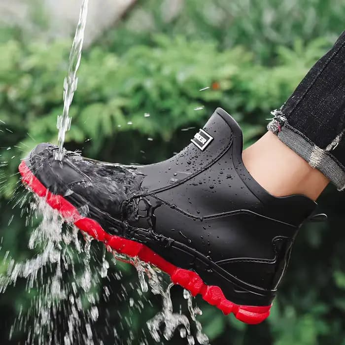 Bottes de pluie pour hommes, portables, imperméables, antidérapantes, adaptées à la randonnée, au travail en plein air, au camping, au jardinage et aux activités aquatiques, adaptées à toutes les sais