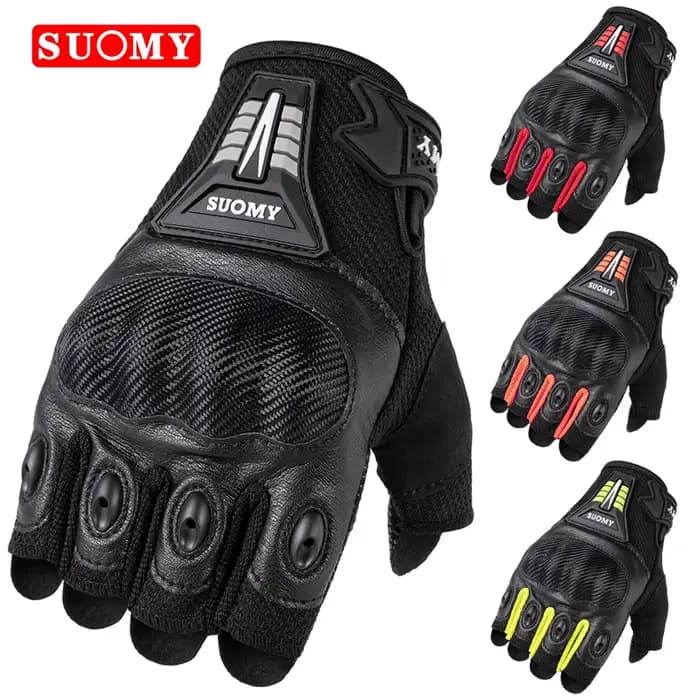 Gants de moto sans doigts