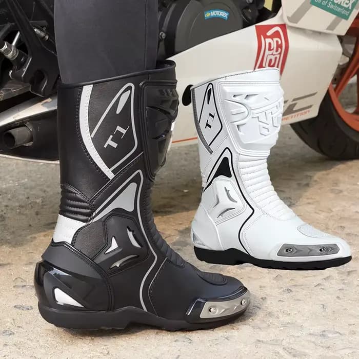 Tiger T1 chaussures d'équitation de moto bottes