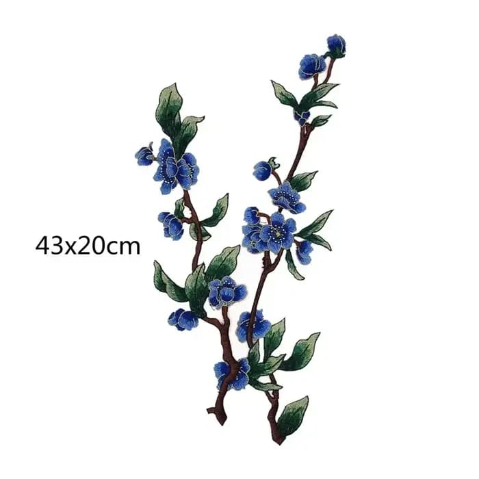 Écusson brodé de fleurs pour vêtements, applique à coudre, artisanat de bricolage, accessoires de chapeau et de sac, badges appliqués pour vêtements, 3 pièces