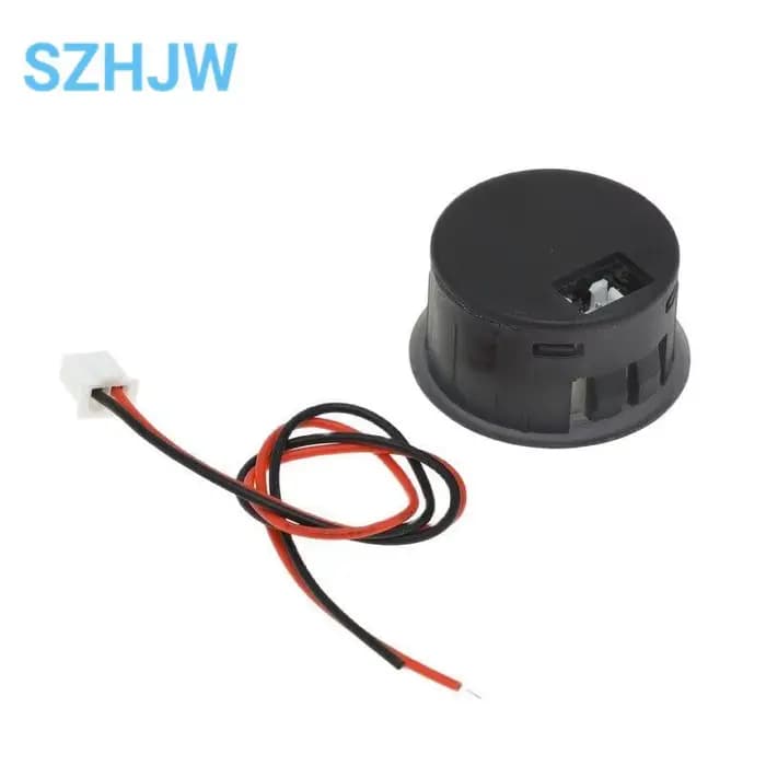 Voltmètre circulaire à affichage numérique LED DC 4-100V