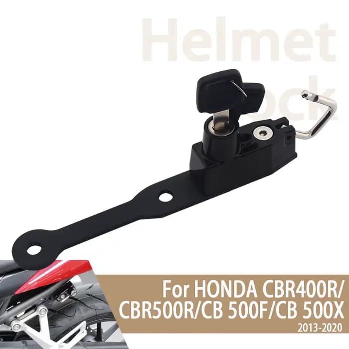 Kit de Verrouillage Antivol pour Casque de Moto
