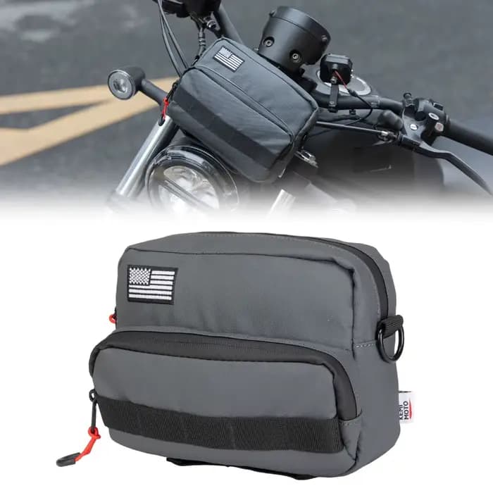 Sacoche universelle pour guidon de moto