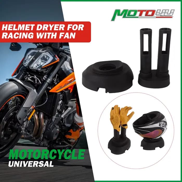Présentoir de support de séchage de casque de sèche-linge Rechargeable universel de moto avec ventilateur