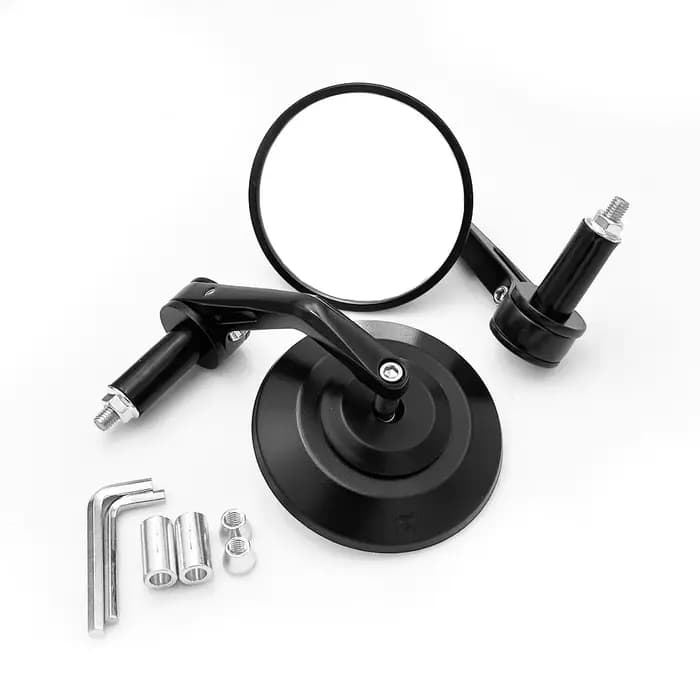Accessoires de Moto 7/8 "rétroviseurs arrière d'extrémité de barre ronde pour café Racer
