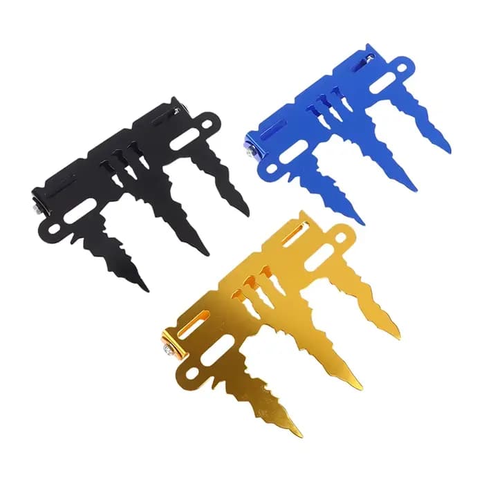 Support de plaque d'immatriculation pour moto