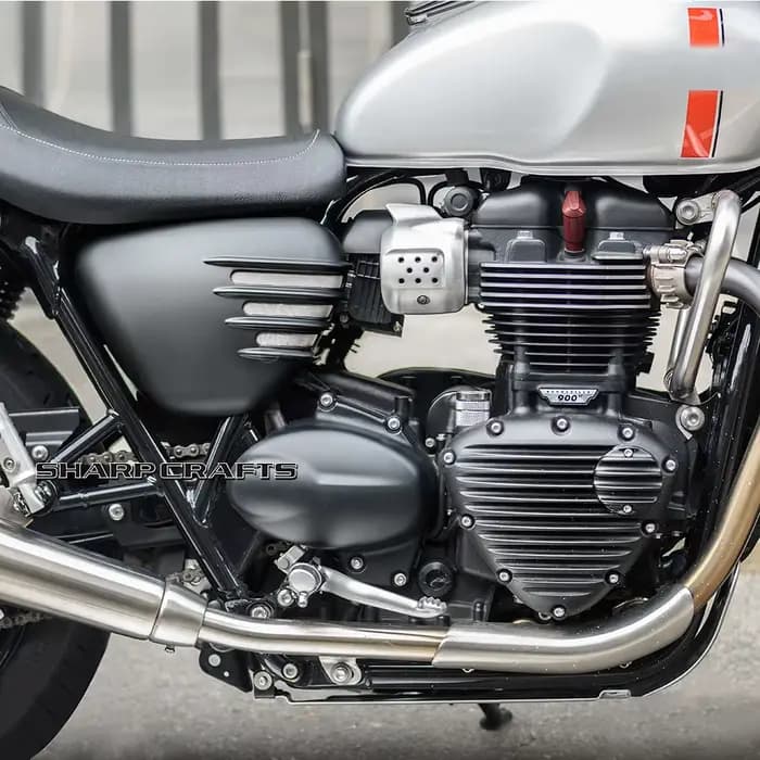 Protecteur de couvercle de batterie de carénage côté droit pour Triumph Street