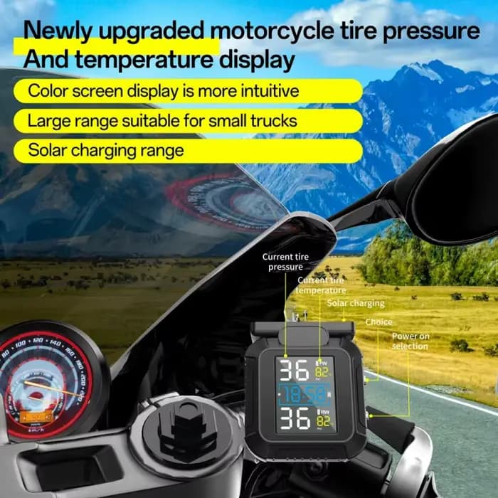 Moniteur de pression des pneus TPMS pour moto