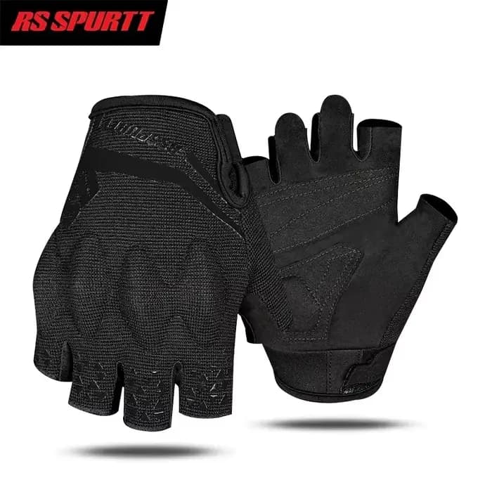 RS SPURTT RS09 gants Moto Polyester microfibre mince respirant anti-dérapant hommes femmes été demi doigt