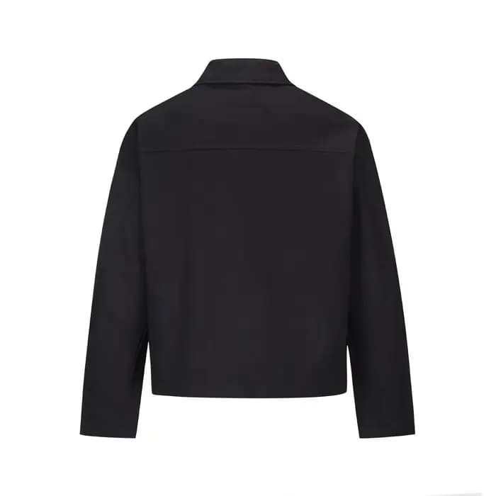 Veste à revers simple rétro de style américain