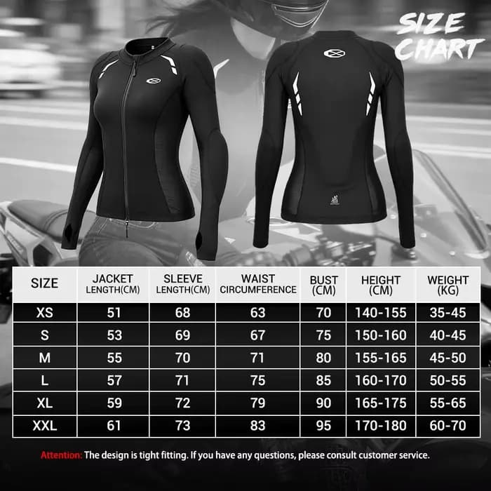 Veste de moto pour femmes