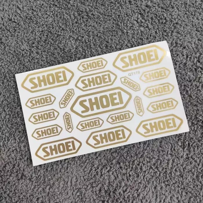 Autocollant de casque Shoei
