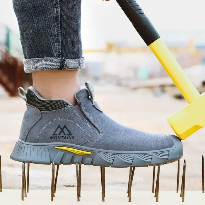 Bottes de sécurité pour soudeur électrique pour hommes