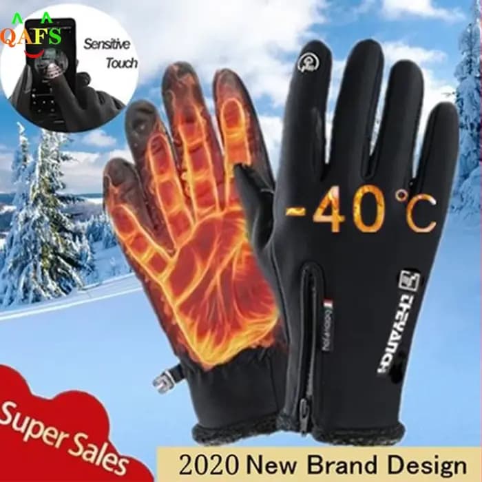 Gants thermiques imperméables d'extérieur pour hommes