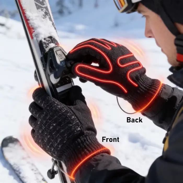 Gants chauffants USB rechargeables