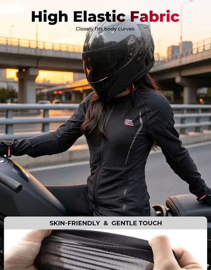 Veste de moto d'été pour hommes et femmes