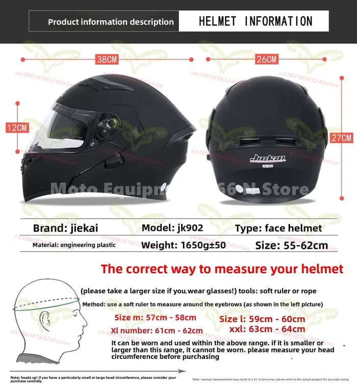 Casque de moto rabattable