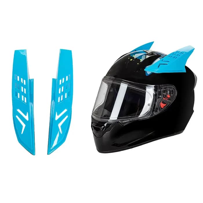 Oreilles de casque de moto