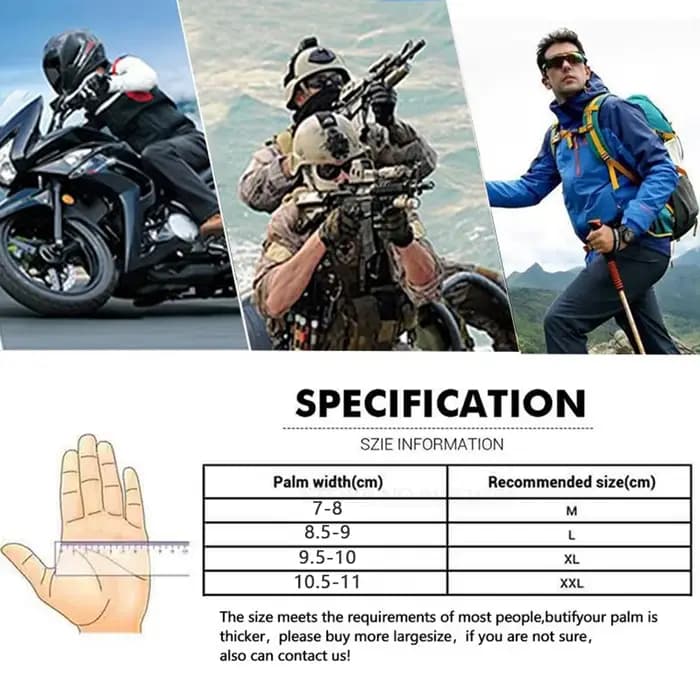 Gants de moto pour hommes