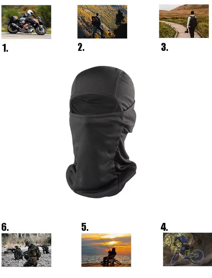 Masque intégral de moto pour homme