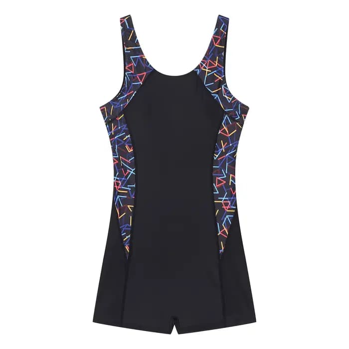 Femmes combinaison de bain athlétique une pièce Boylegs maillot de bain sans manches maillots de bain Sports nautiques surf natation formation maillots de bain