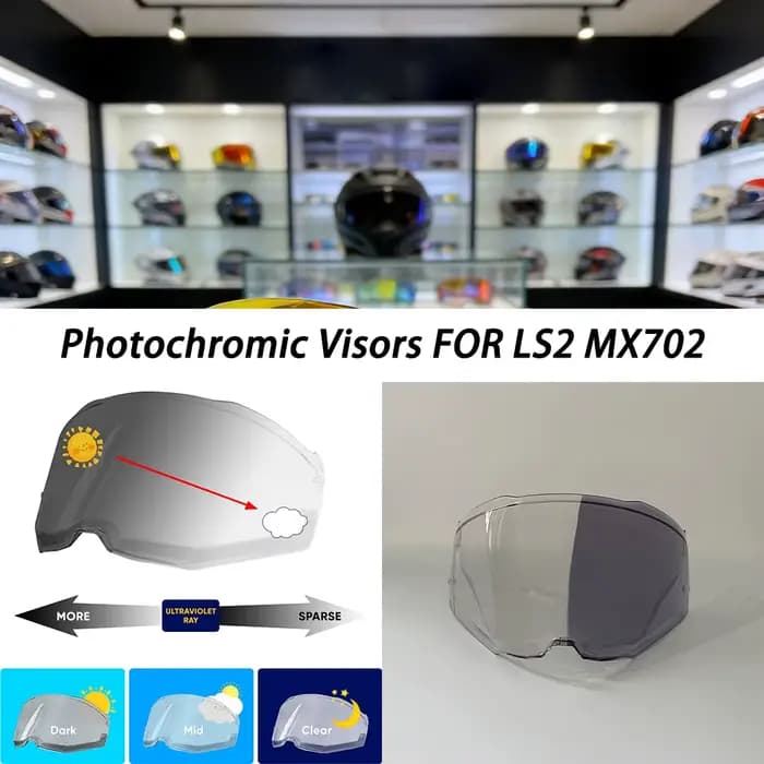 Visière photochromique pour casque LS2 MX702 PIONEER II