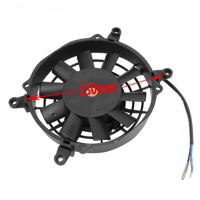 Ventilateur de radiateur de moto 12V refroidissement par électroventilateur pour KTM Honda Yamaha ATV Quad Go Kart cyclomoteur 250cc accessoires de Motocross en gros