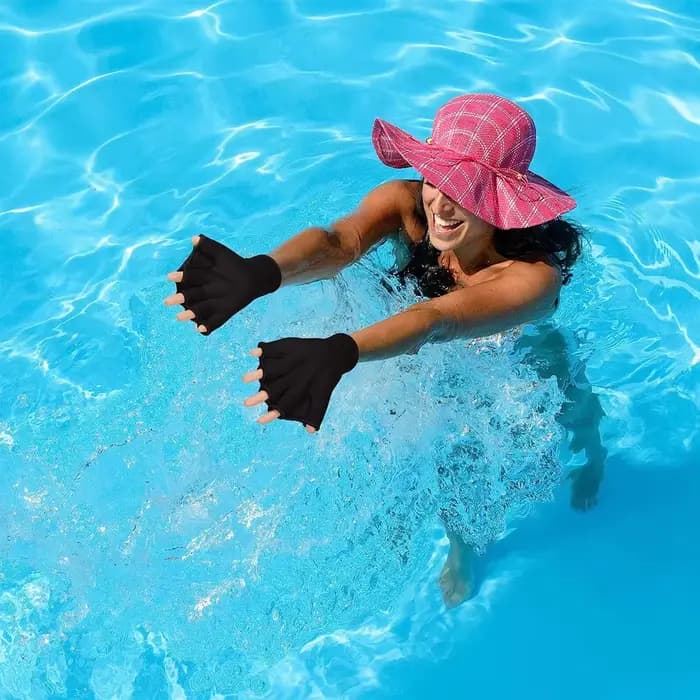 Gants de natation gants d'entraînement de natation aquatique gants en néoprène palmés Fitness gants d'entraînement de résistance à l'eau pour la natation et la plongée