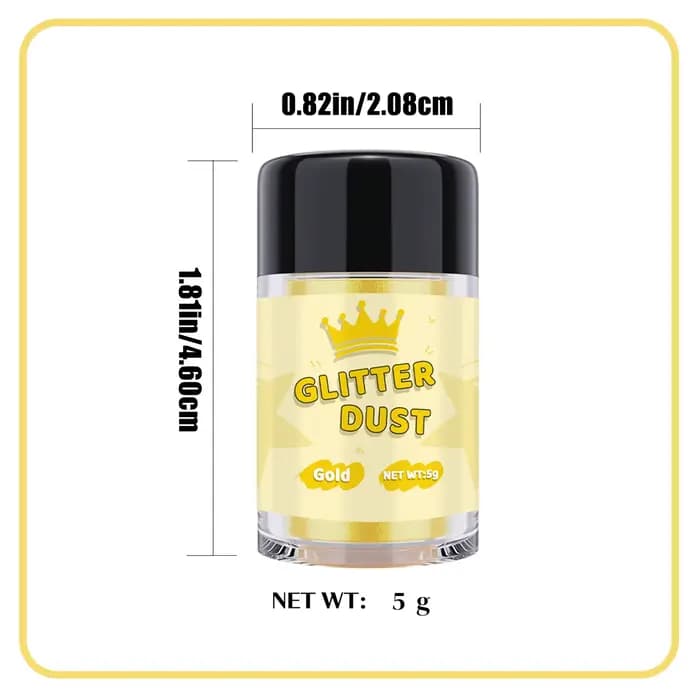 Poudre de paillettes, paillettes pour boissons, fournitures pour la décoration de biscuits, cocktails, pâtisserie, chocolats, accessoires et outils de décoration pour gâteaux et bonbons