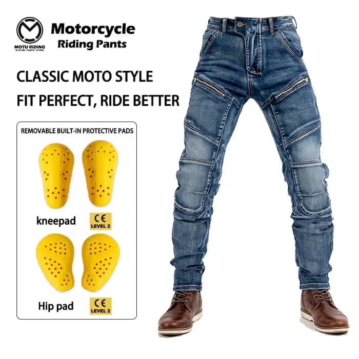 Jeans moto en Kevlar pour homme