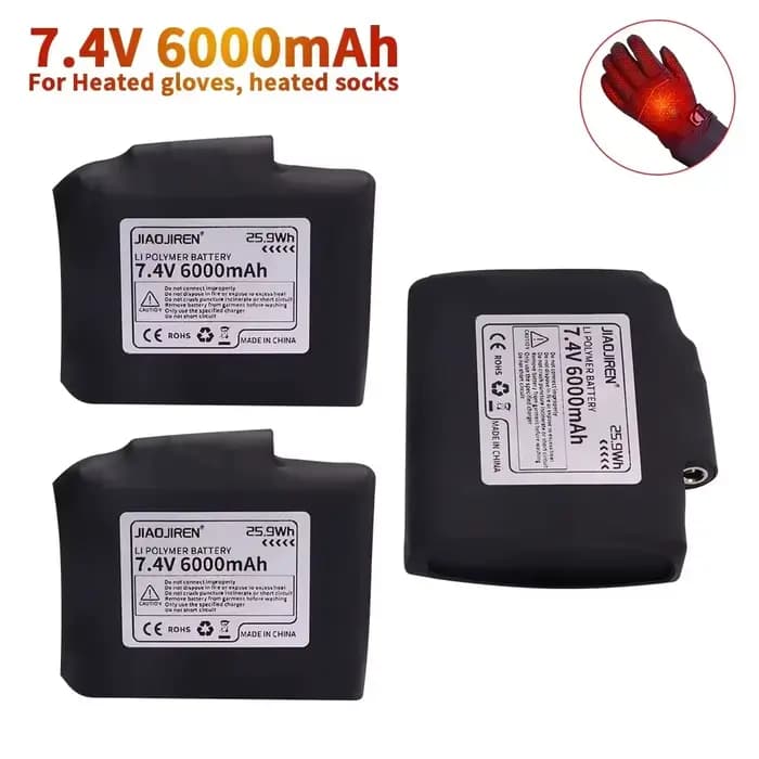 Batterie Lithium polymère Rechargeable 7.4V 6000mAh