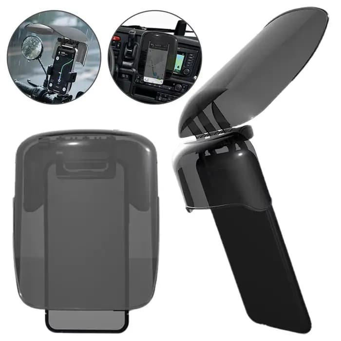 Support de téléphone pour moto Pare-soleil Visière de casque étendue imperméable