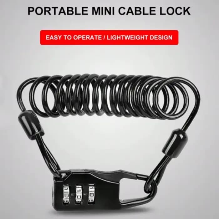 Serrures de casque de vélo de moto