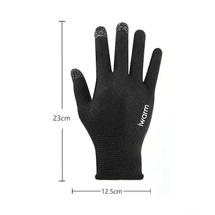 Mitaines de moto thermiques unisexes