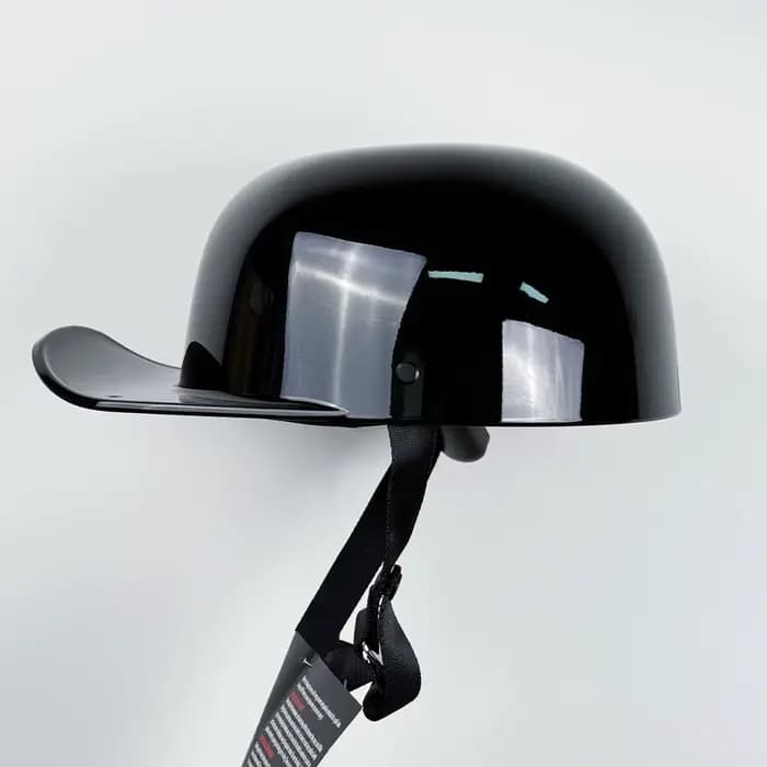 Casque de moto demi-coque rétro type bonnet