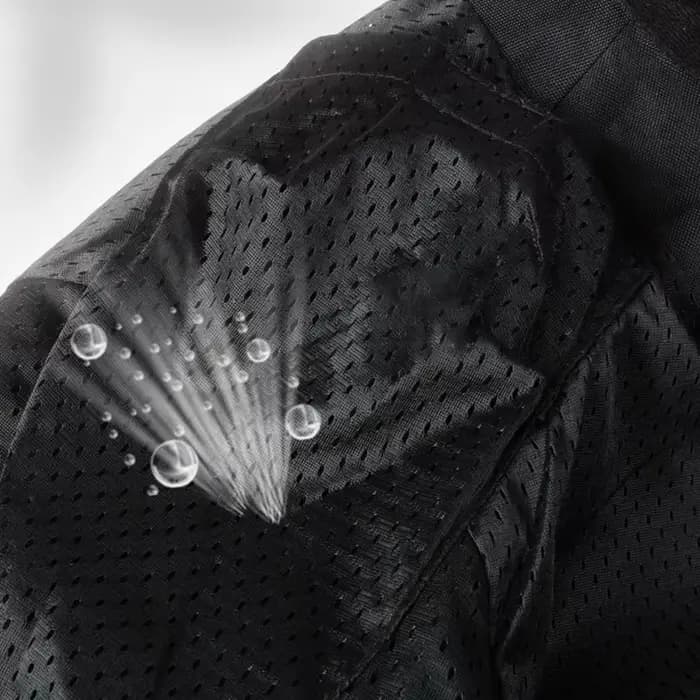 Veste de moto en maille respirante unisexe