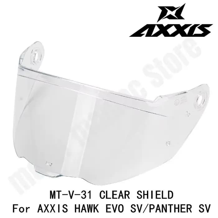 AXXIS Casque Bouclier MT-V-31 Lentille Adaptation