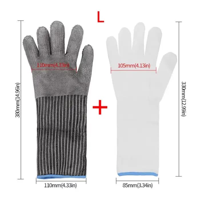 Gants de sécurité Anti-coupure confortables avec Protection des bras