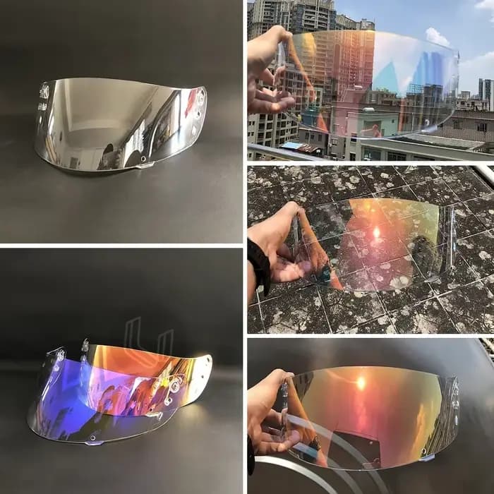 Visières de casque intégral pour moto, pour ICON IC-04, cadre d'air