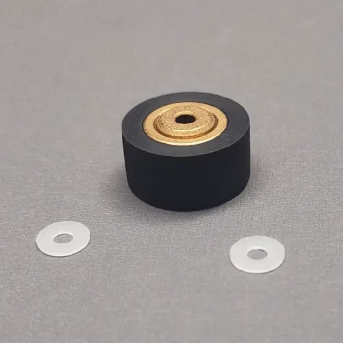 Poulie courroie à rouleau pincement en métal, 12x12x6mm, pour Cassette B215 / B710 STUDER A721 / A710, enregistreur sonore mouvement, 1 pièce