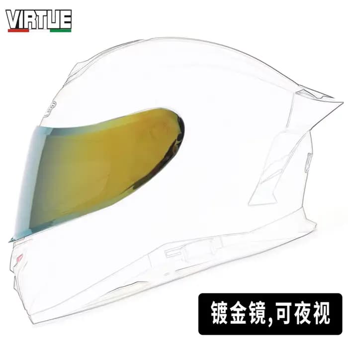 Visière de casque de moto pour lentilles