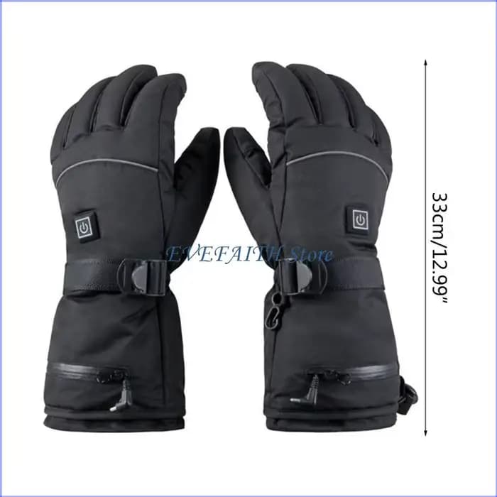 Gants chauffants 124B, imperméables, pour écran pour vélos randonnée