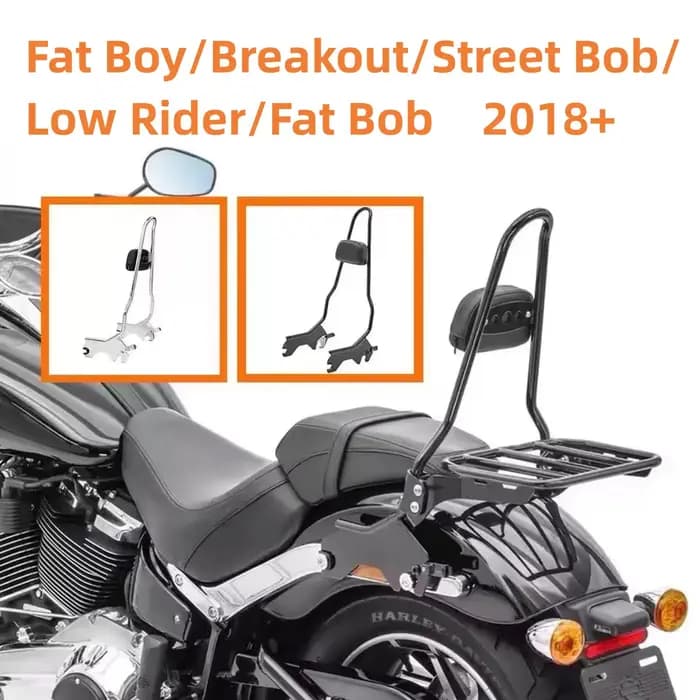 Dossier de passager arrière détachable pour moto