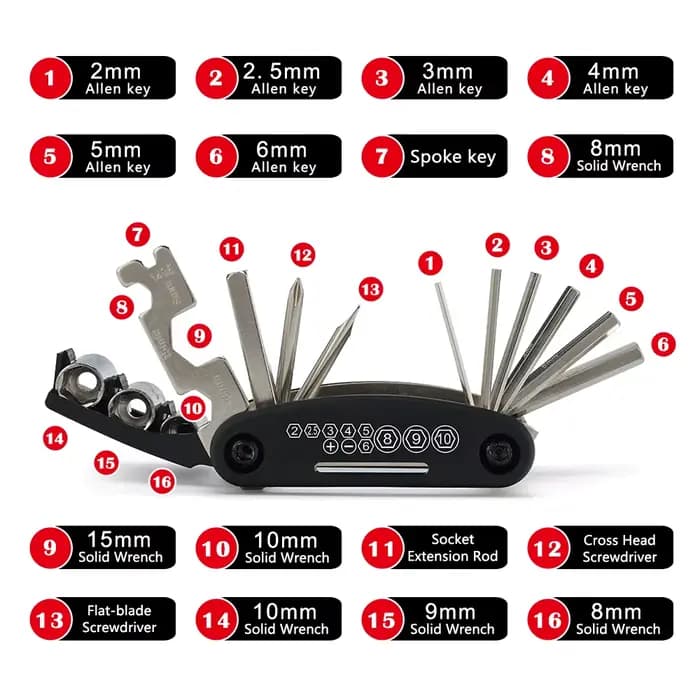 Outils de réparation métalliques pour motos Honda Cb125r Cb150r Cb190r Cb250r Cb300r Cb650r Cb1000r Cb1100 Cb500x Cb500f