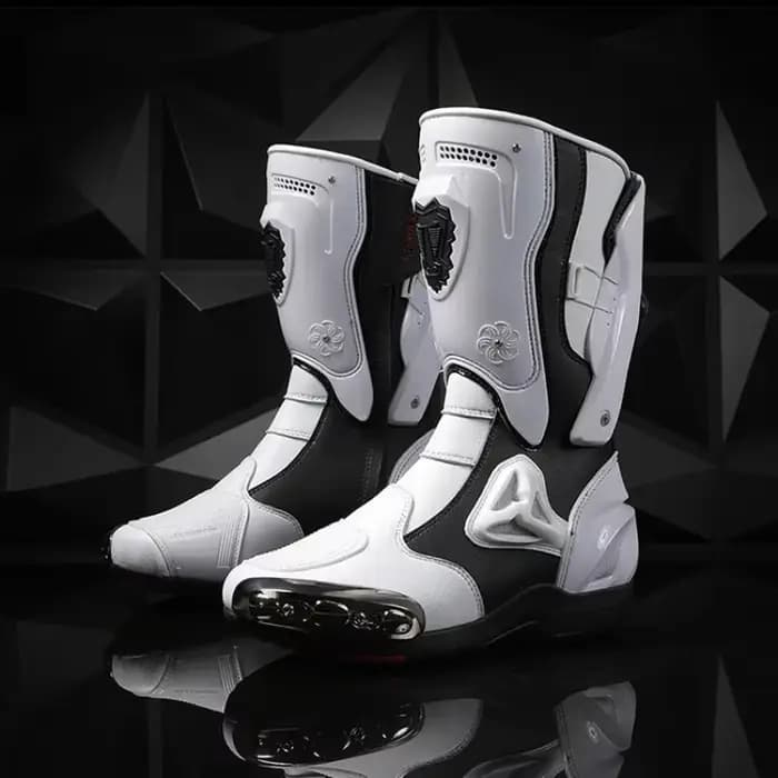 Bottes à plateforme pour moto