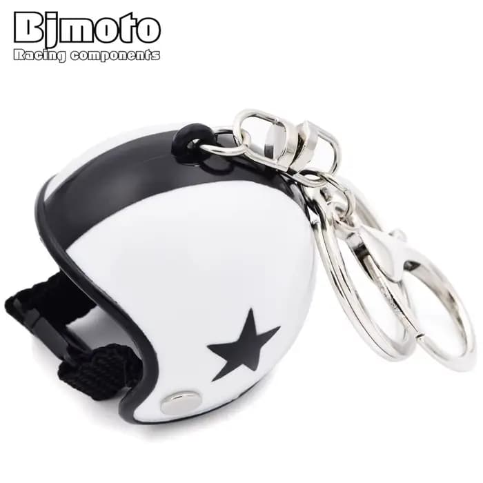 BJMOTO Mini Sport casque de moto pendentif porte-clés unisexe