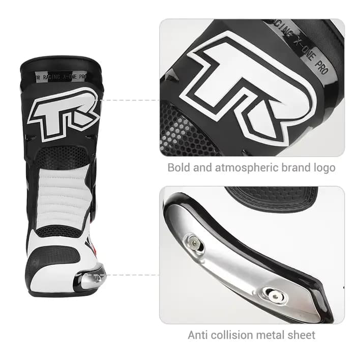 Bottes de moto imperméables pour hommes et femmes