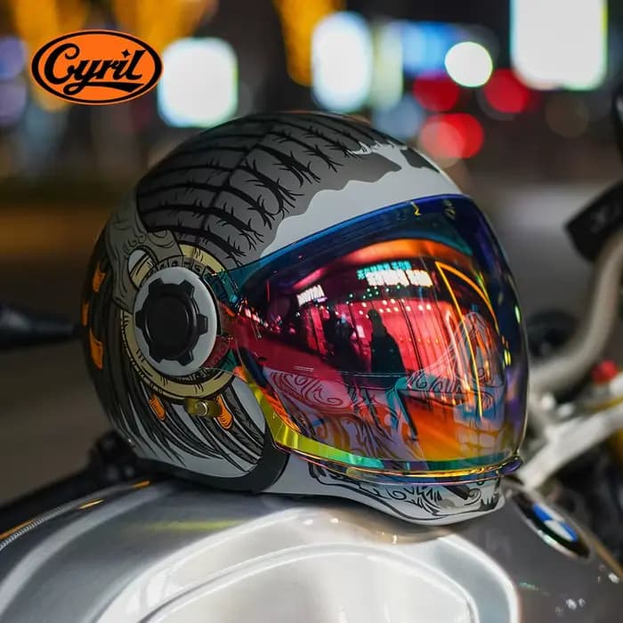 Casques de moto intégraux avec visières rétractables