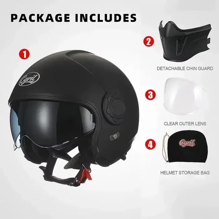Casque de moto modulaire