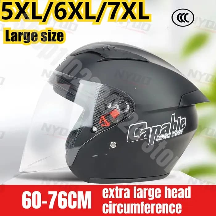 Casque de moto unisexe grande taille 5XL 6XL 7XL